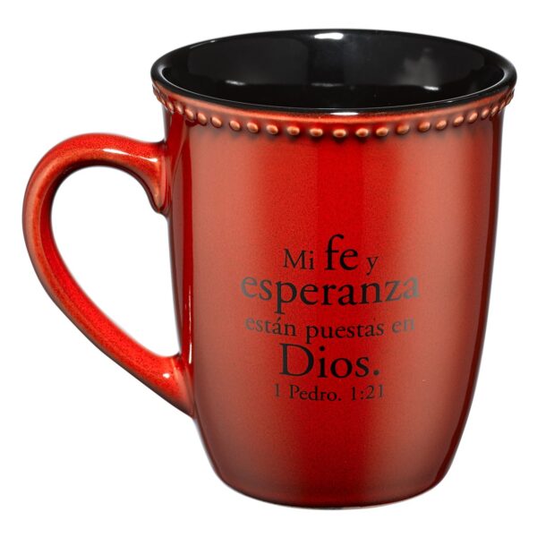 Taza roja Fe 180 1136 1