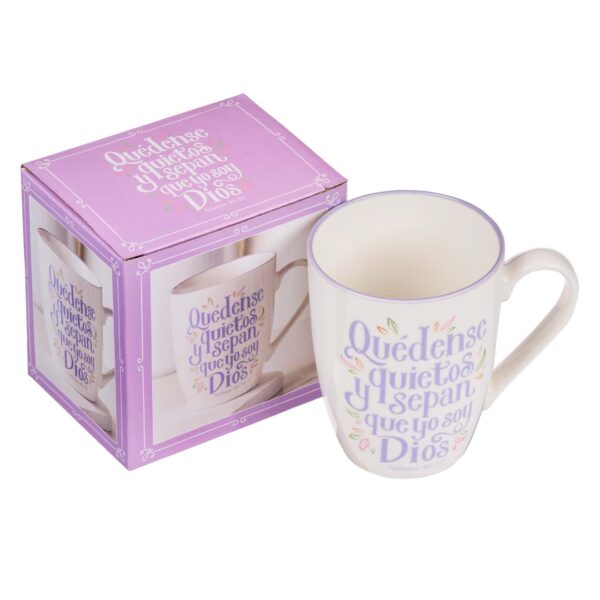 Ceramic Mug Quedense Quietos y Sepan Salmos 46:10 180 1137 2