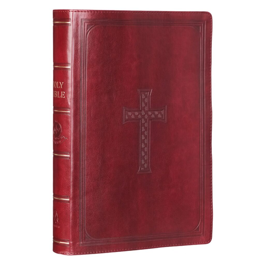 Image of KJV Super Giant Print Lux-Leather Burgundy
