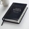 KJV Black Faux Leather Deluxe Gift Bible with Thumb Index