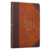KJV Brown Faux Leather Large Print Thinline Bible - Image 4