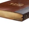 KJV Brown Faux Leather Large Print Thinline Bible - Image 7
