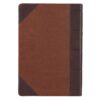 KJV Two-tone Brown Faux Leather Giant Print Full-size Bible - Image 2