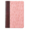 KJV Burgundy and Pink Faux Leather Compact Bible