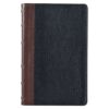 KJV Two-tone Brown and Black Full Grain Leather Deluxe Gift Bible