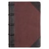 KJV Tawny and Dark Brown Full Grain Leather Giant Print - Thumb Index