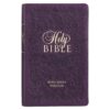 Purple Floral Faux Leather Giant Print Standard-size - Thumb Index