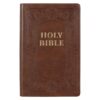 KJV Medium Brown Ivy Faux Leather Giant Print Standard-size - Thumb Index