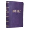 KJV Purple Faux Leather Large Print Compact - Image 4