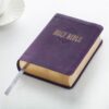 KJV Purple Faux Leather Large Print Compact - Image 5