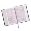 KJV Purple Faux Leather Large Print Compact - Image 6