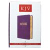KJV Purple Faux Leather Large Print Compact - Image 8
