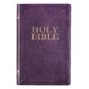 KJV Purple Faux Leather Gift Bible - Thumb Index - Image 2