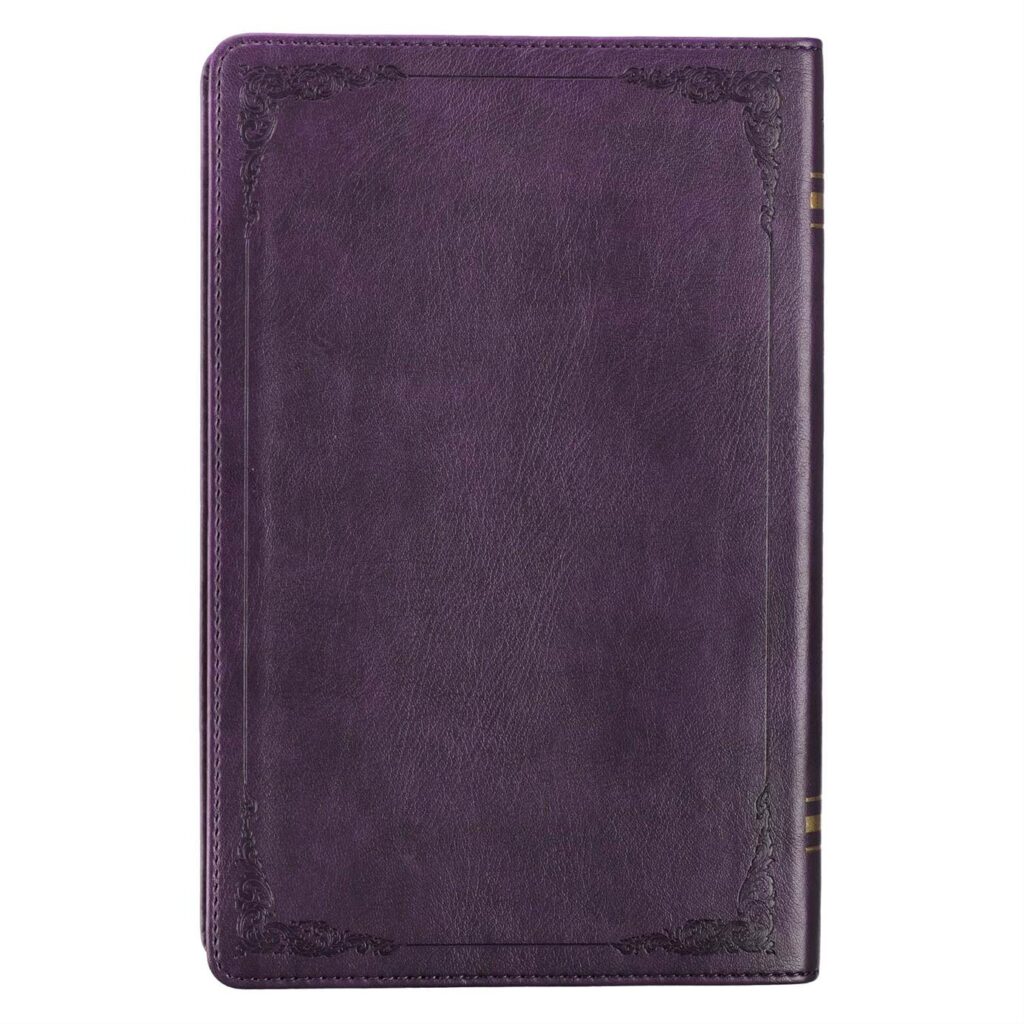 Image of KJV Purple Faux Leather Gift Bible – Thumb Index