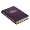KJV Purple Faux Leather Gift Bible - Thumb Index - Image 4