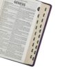 KJV Purple Faux Leather Gift Bible - Thumb Index - Image 7