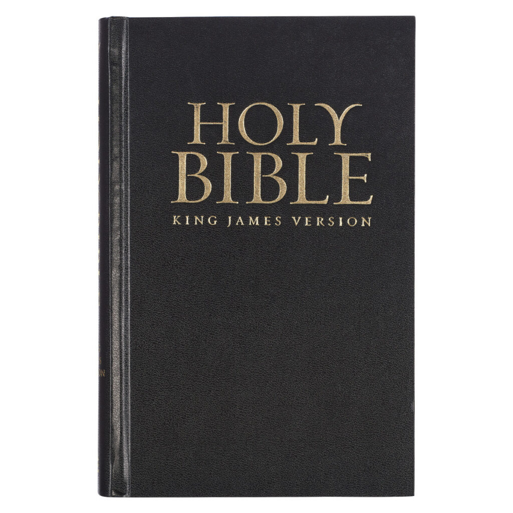 Image of KJV Bible Pew Worship Hardcover,  Black