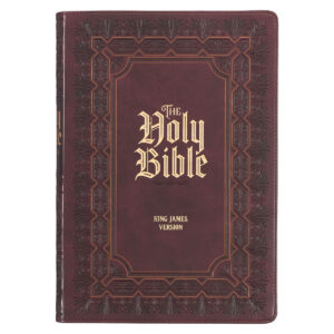 Image of KJV Bible Super Giant Print Faux Leather, Burgundy