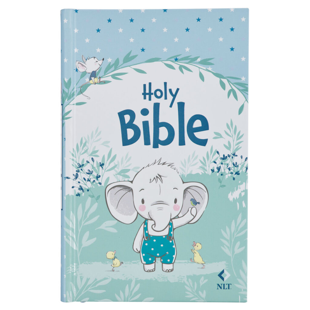 Image of Bible NLT Infant Hardcover, Blue
