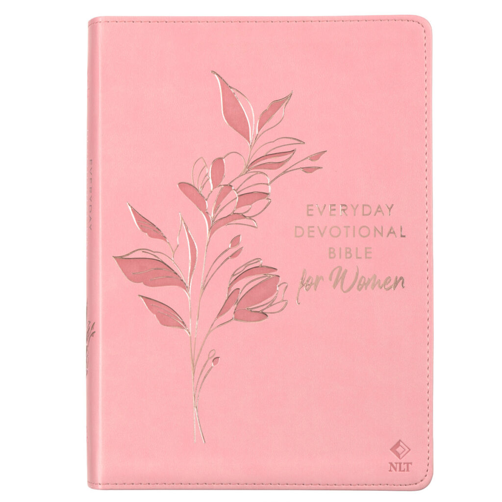 Image of Devotional Bible NLT for Women Faux leather, Pink