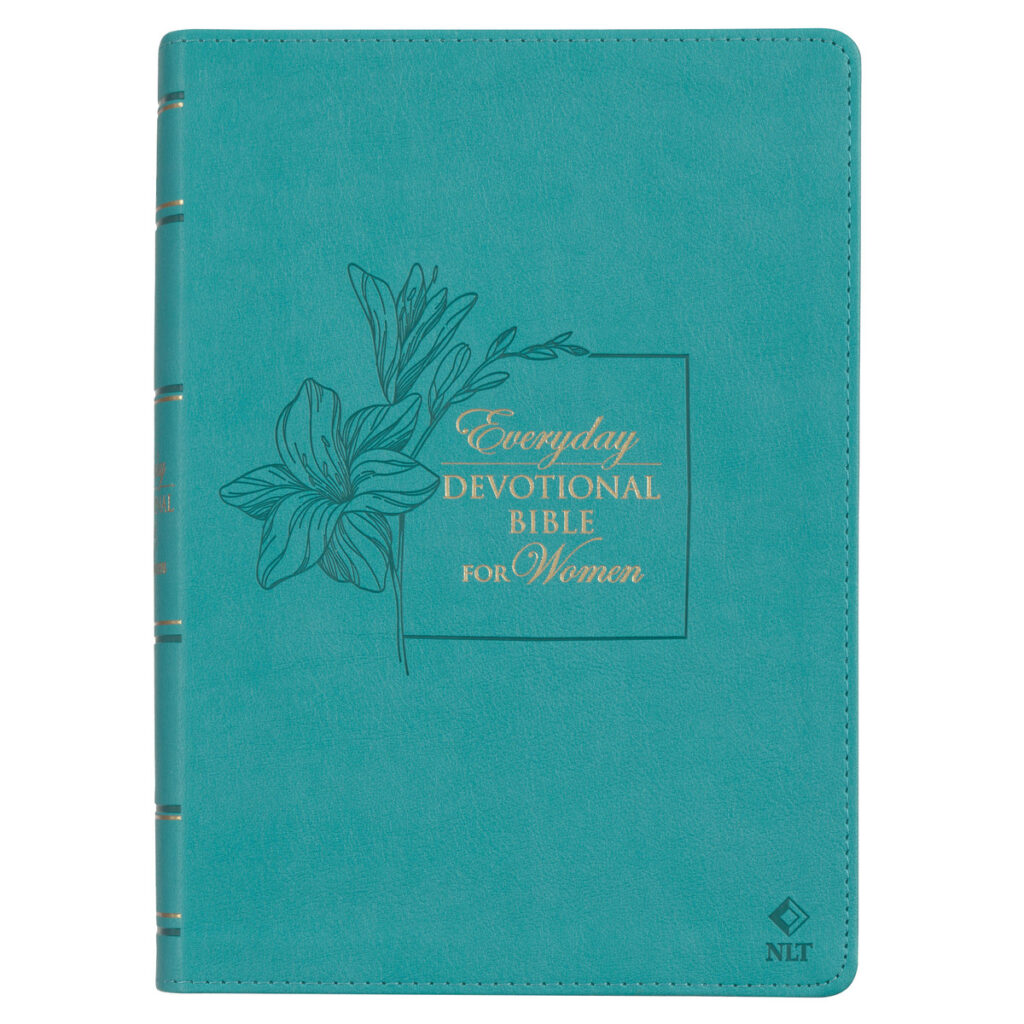 Image of Devotional Bible NLT for Women Faux leather, Teal