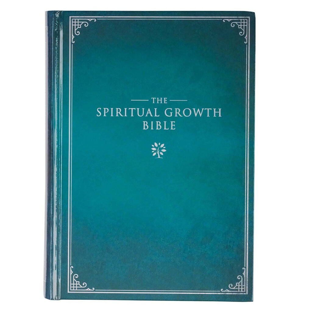 Image of NLT, The Spiritual Growth Bible Hardcover, Teal