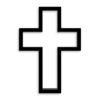 The open Cross 12.75"W x 18"H