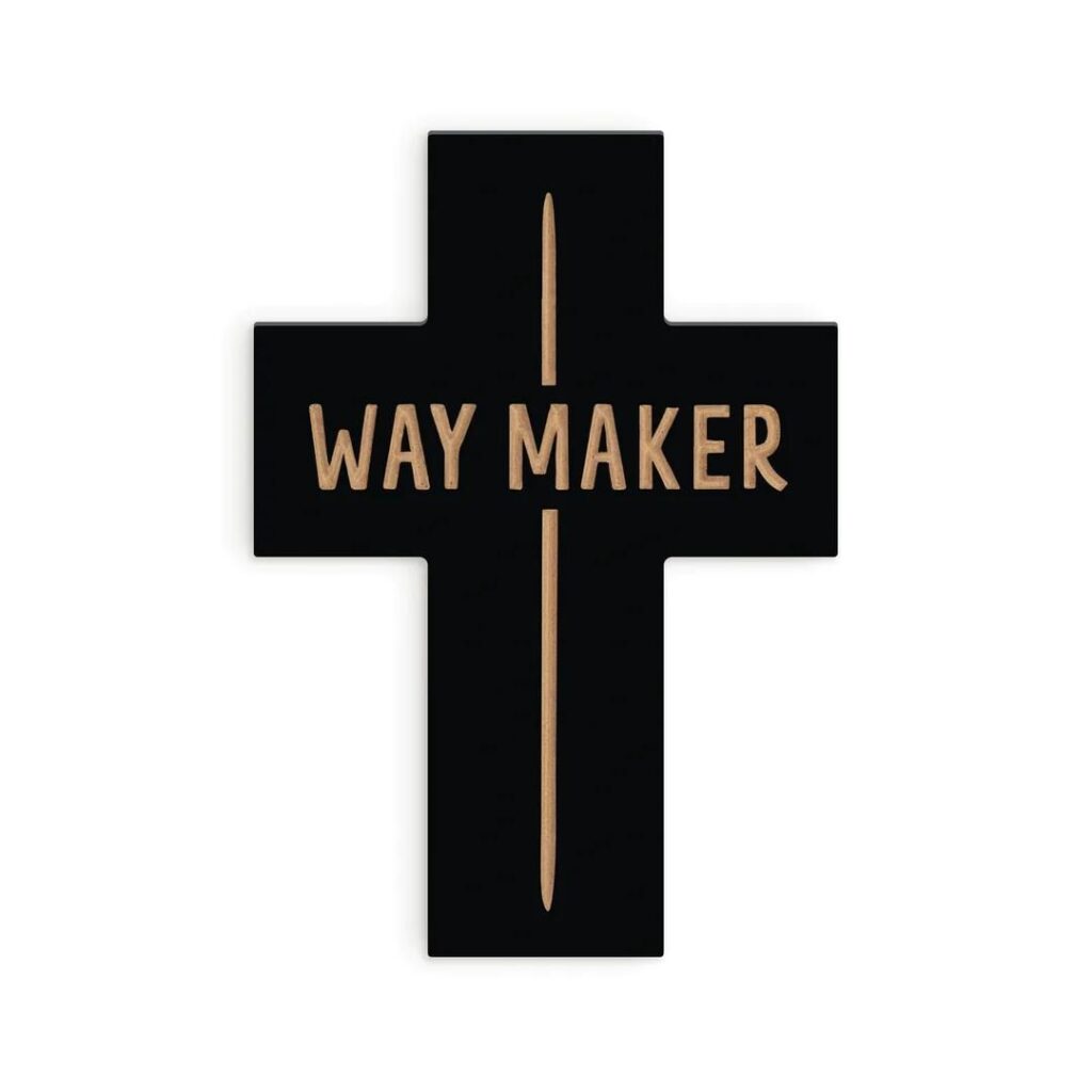 Image of Way Maker Cross  5.75×8