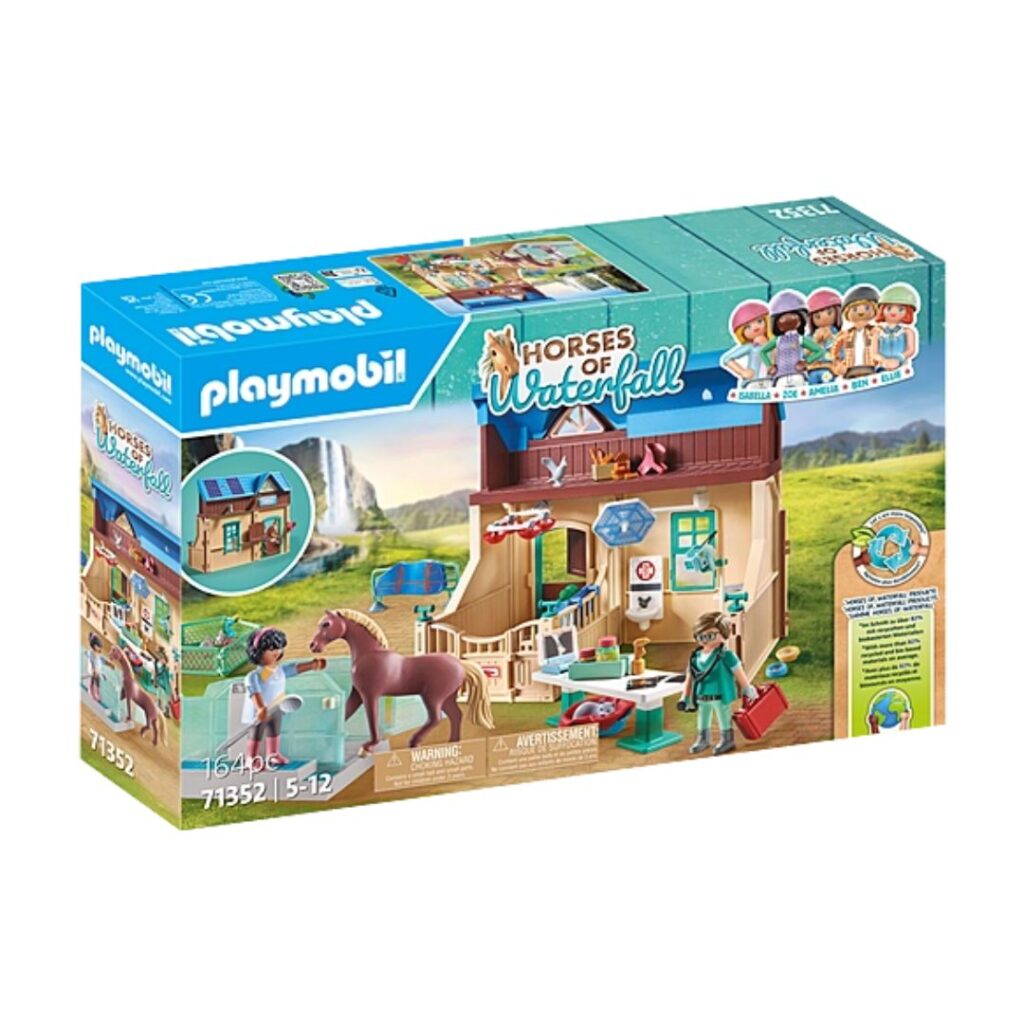 Image of Playmobil Horses of Waterfall – Riding Therapy and Veterinary Practice