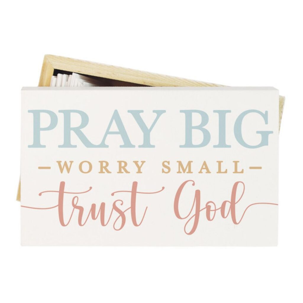 Image of Pray Big Trust God – Prayer Box