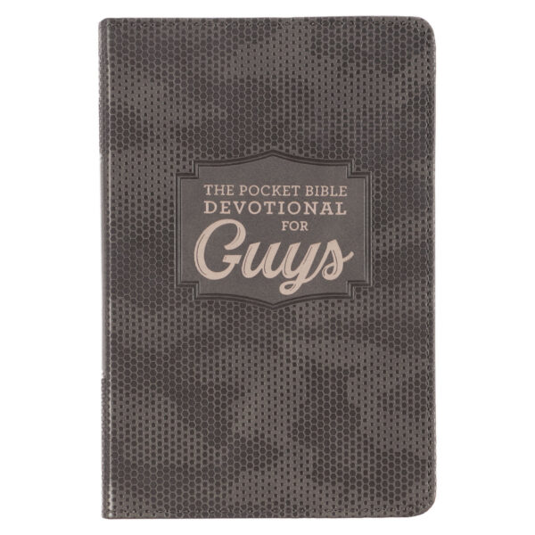 Pocket Bible Devotional for Guys Faux Leather 126 3066 0