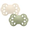 Bibs Pacifier lnfinity Anatomical 0-6 Months - Ivory/Sage
