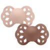 Bibs Pacifier lnfinity Anatomical 0-6 Months - Blush/Woodchuck