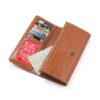 Cross Clutch Wallet - Brown - Image 2