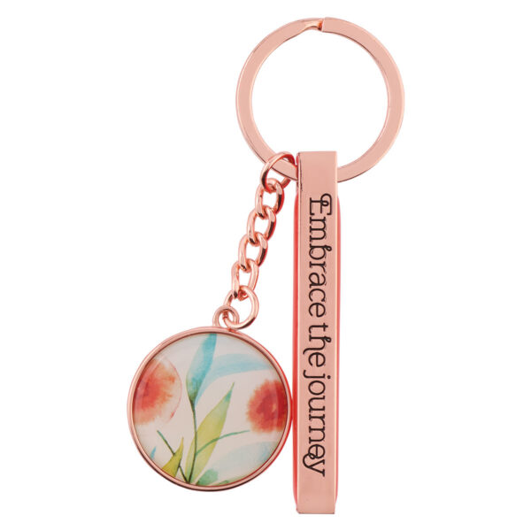 Keyring in Tin Orange Blossoms Embrace 465 0338 0