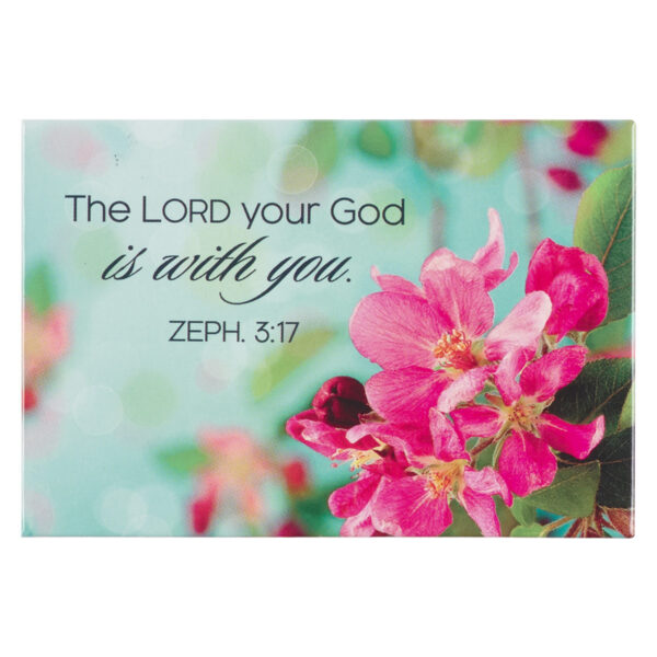 Magnet Floral The Lord is with You Zeph. 3:17 465 0381 0