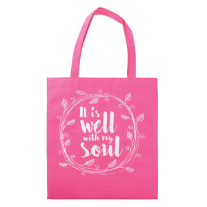 Image of Tote Pink Well With My Soul