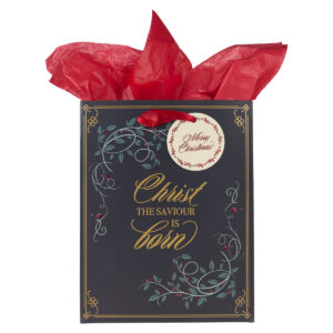Image of Gift Bag MD Blue/Red Christ the Saviour is born