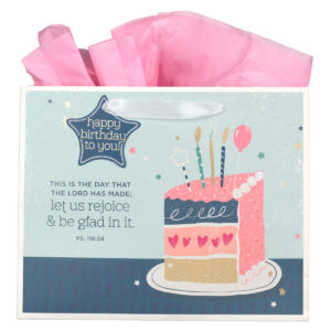 Image of Gift Bag LG Landscape Rejoice & Be Glad Ps. 118:24
