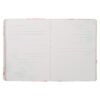 Journal Handy Faux Leather Coral Poppies Never Give Up - Image 2