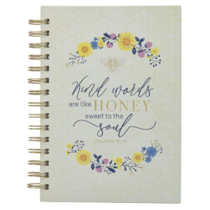 Image of Journal Wirebound Navy Kind Words Prov. 16:24
