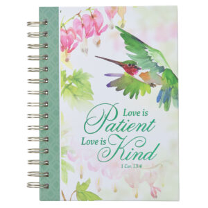 Image of Journal Wirebound Green Love 1 Cor. 13:4