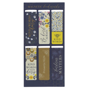 Image of Magnetic Bookmark Set Kind Words Prov. 16:24