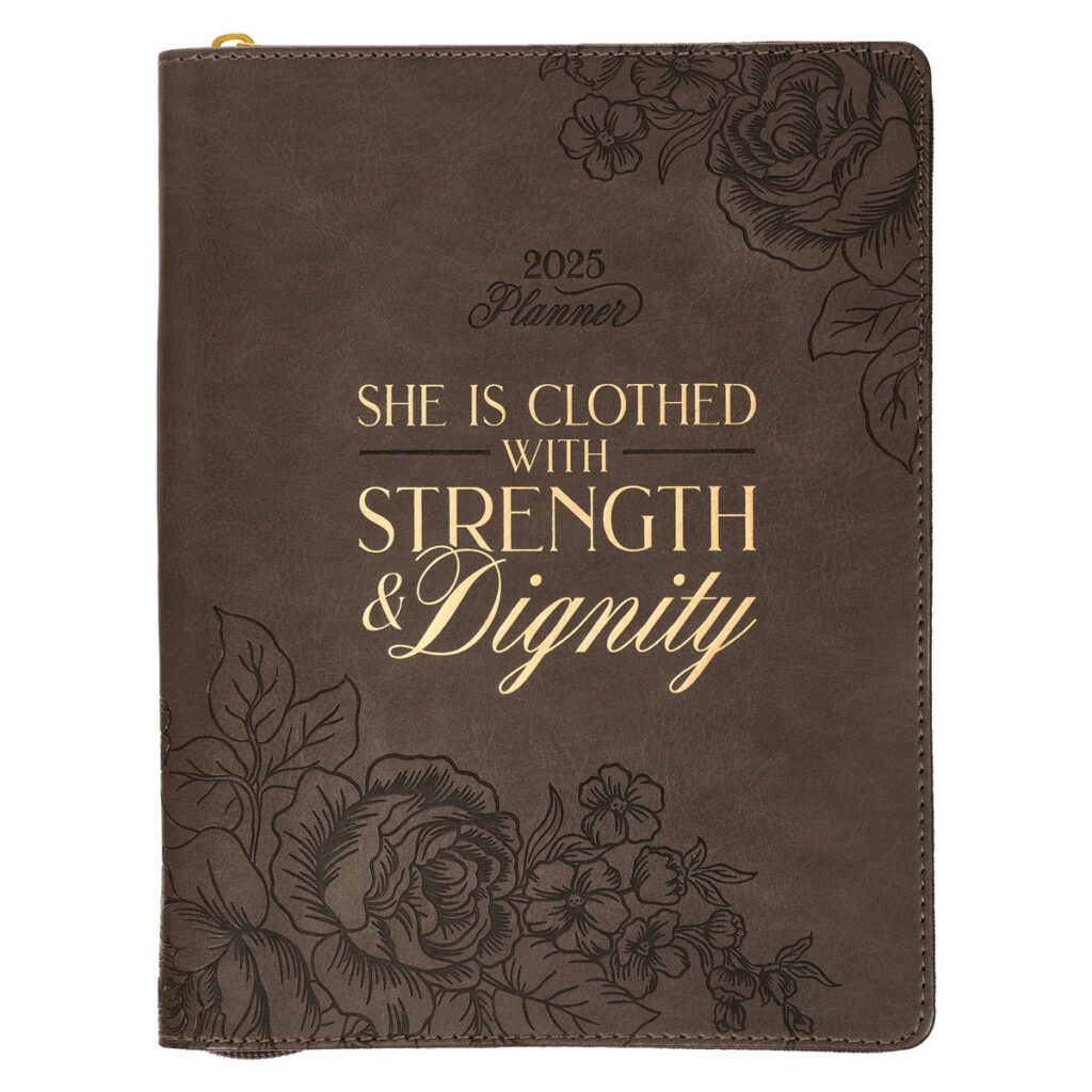 Image of 2025 18-Month Planner Strength & Dignity Prov. 31:25- Discontinued