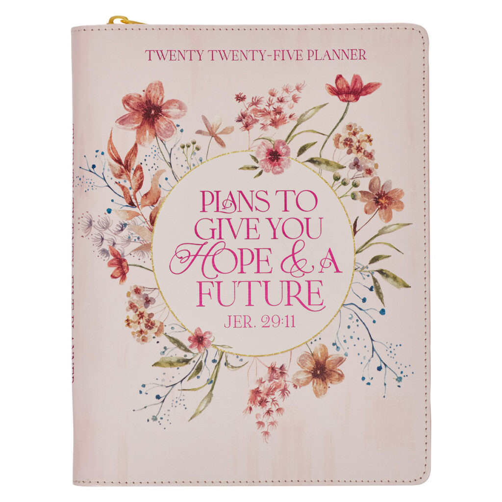 Image of 2025 18-Month Planner Hope & A Future Jer. 29:11