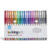 Kingsart Soft Grip Glitter Gel Pens - 20 pk
