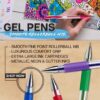 Kingsart Soft Grip Glitter Gel Pens - 20 pk - Image 3