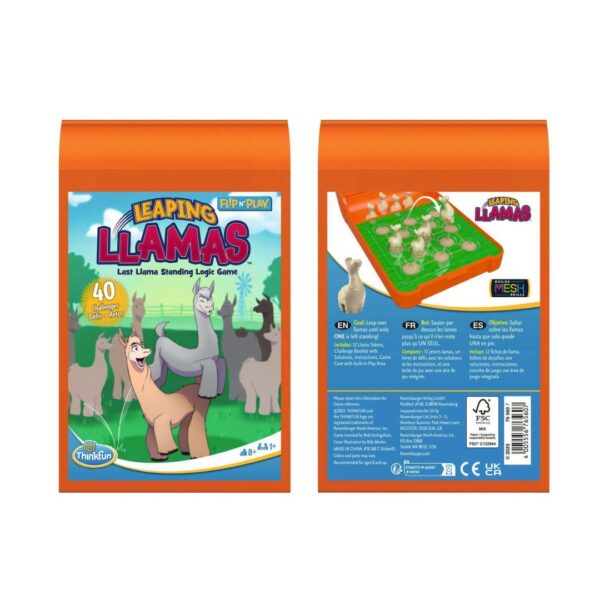 Flip N' Play: Leaping Llamas Travel Logic Game 650 0470 1