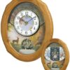 Joyful Sunset Clock