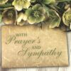 Boxed Sympathy Cards Vintage Floral - Image 3